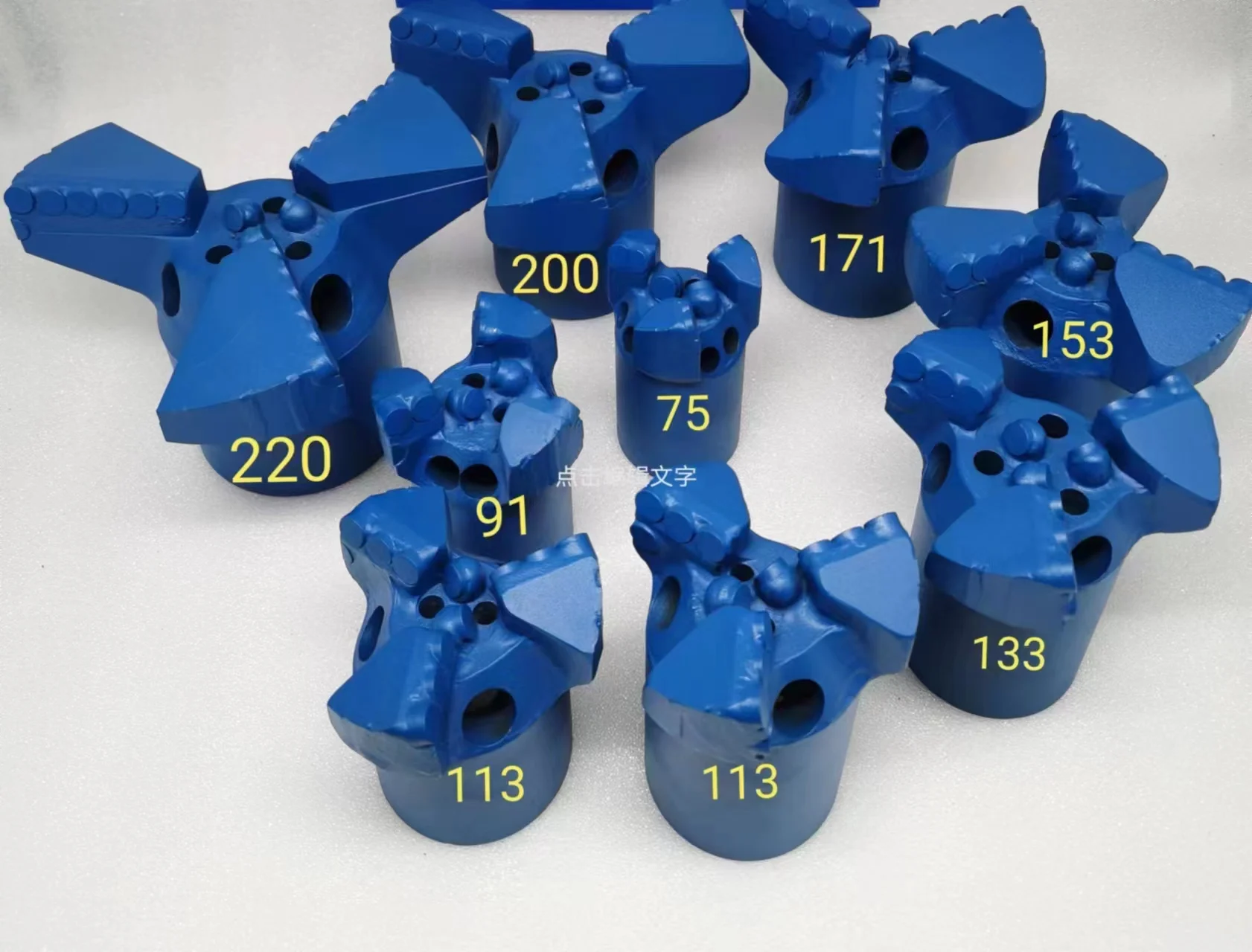 Foret de différentes tailles pour foret de puits d'eau avec forets de puits à 3 lames