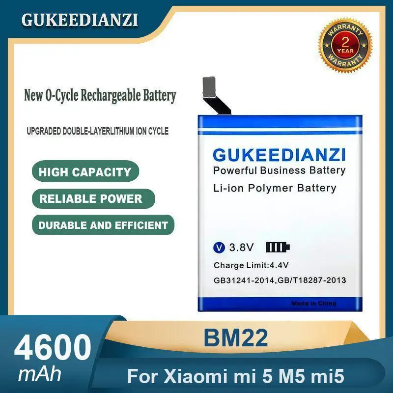 

Аккумулятор для мобильного телефона BM22 большой емкости 4600 мАч для Xiaomi mi 5 M5 mi5