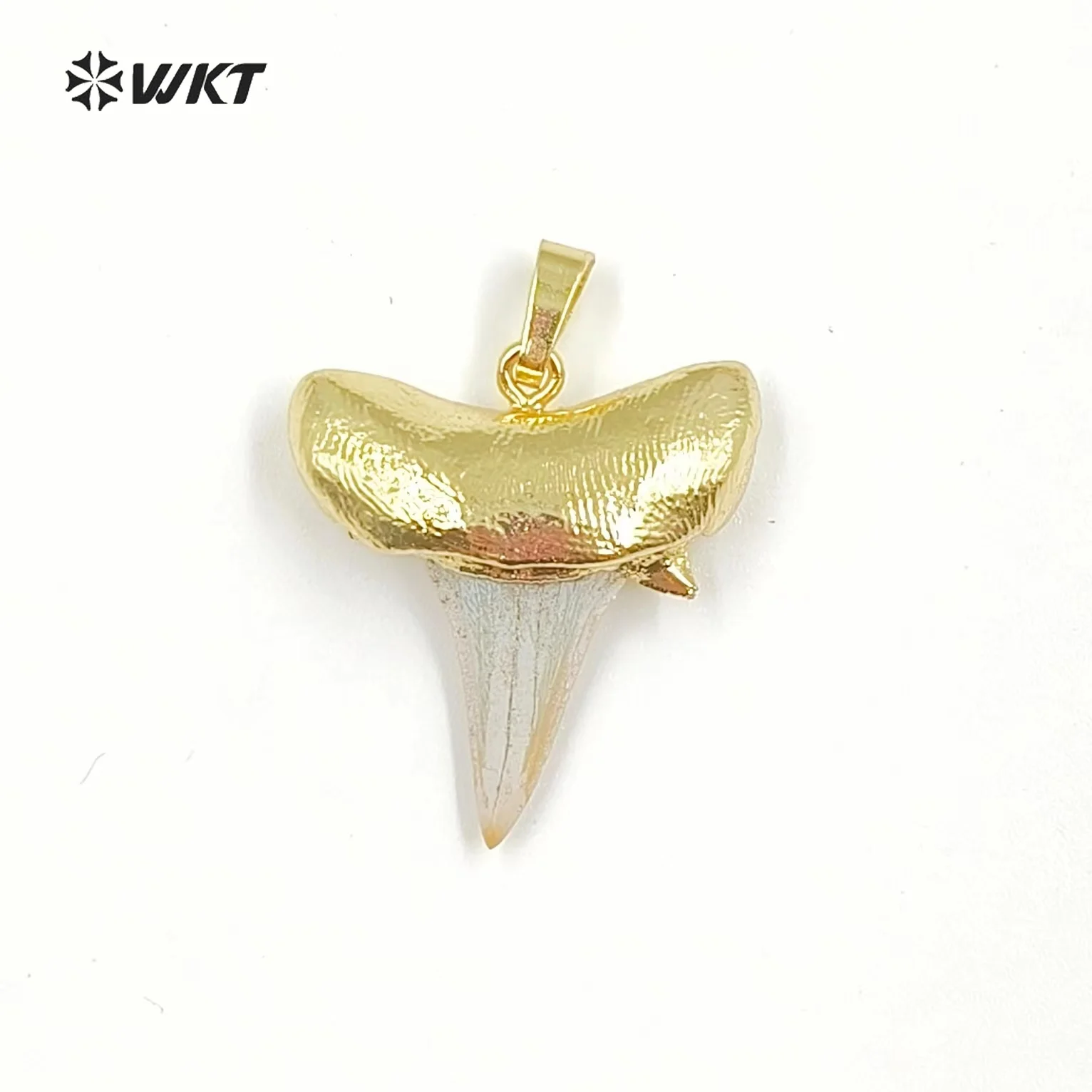 Imagem -02 - Único e Adorável Design Tiny Bone Pendant 18k Gold Specimen Tooth Faça Você Mesmo para Colar ou Encantos Coleção Acessórios Wt-p858