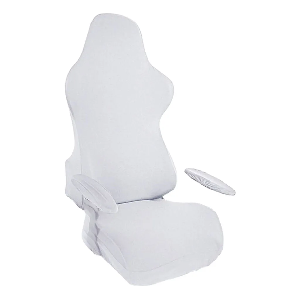 Polyester Armchair Cover Universal Stretch Chair Slipcover with Armrest Covers for Office Computer