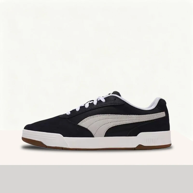 Zapatillas Bajas PUMA C-Skate Retro Casuales, Versátiles, Duraderas, Ligeras y Antideslizantes para Hombre, Negro y Gris 403145-04