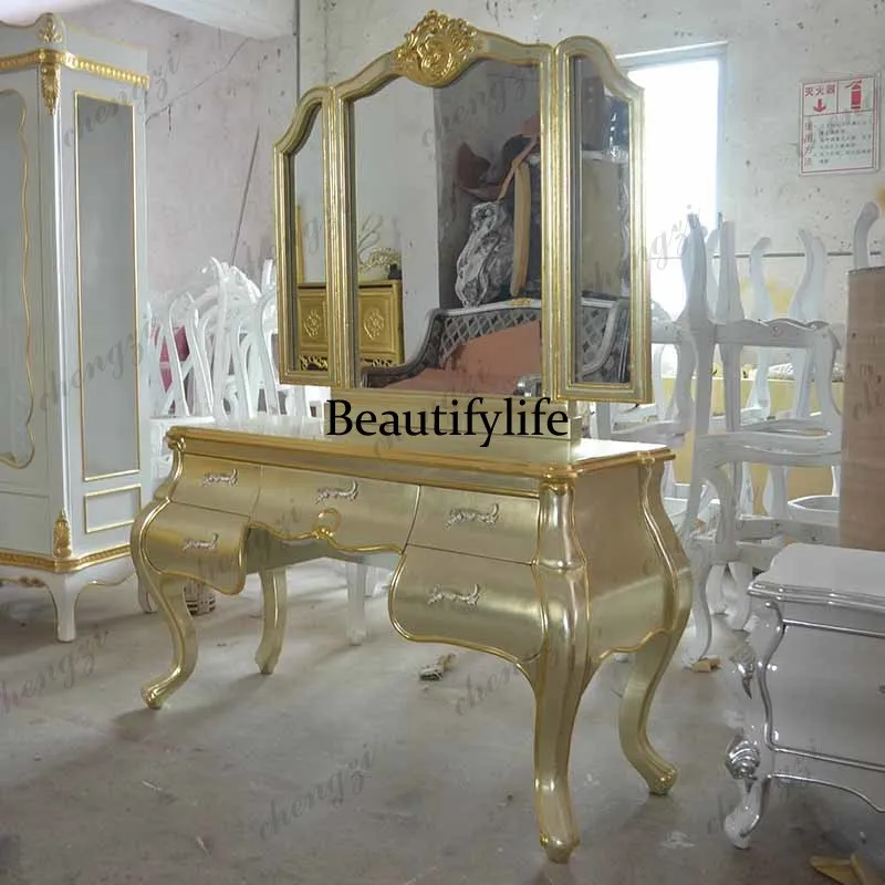 K182 Nordic Mirrordrawers Dresser Eithe Girl Box Modern Luxury Makeup Dressing Table Storage Living Room Comoda Pra Quarto Furni