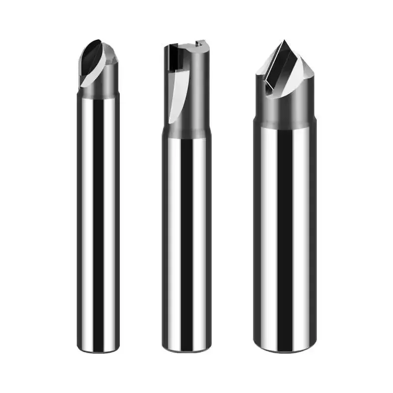 

PCD Diamond Milling Cutter Ball Nose Milling Cutter Chamfer Milling Cutter 90 Degree Machining Tool Material CNC Carbide Bits 6m