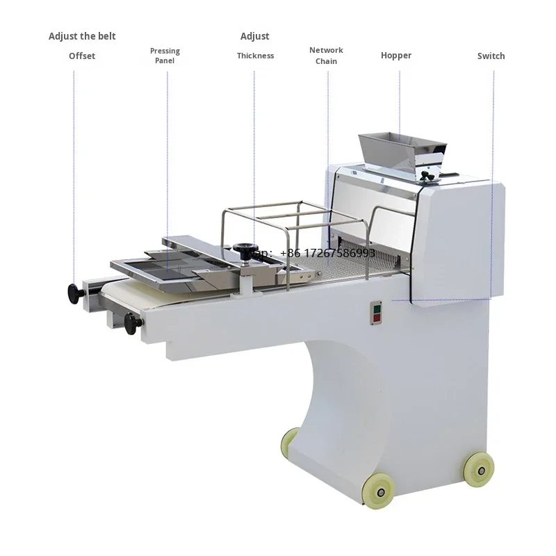 Commercial Corn Raw Multifunctional Fully Automatic Dough Shaping Machine Bread Square Baguette Toast New 220/380V 1 Year