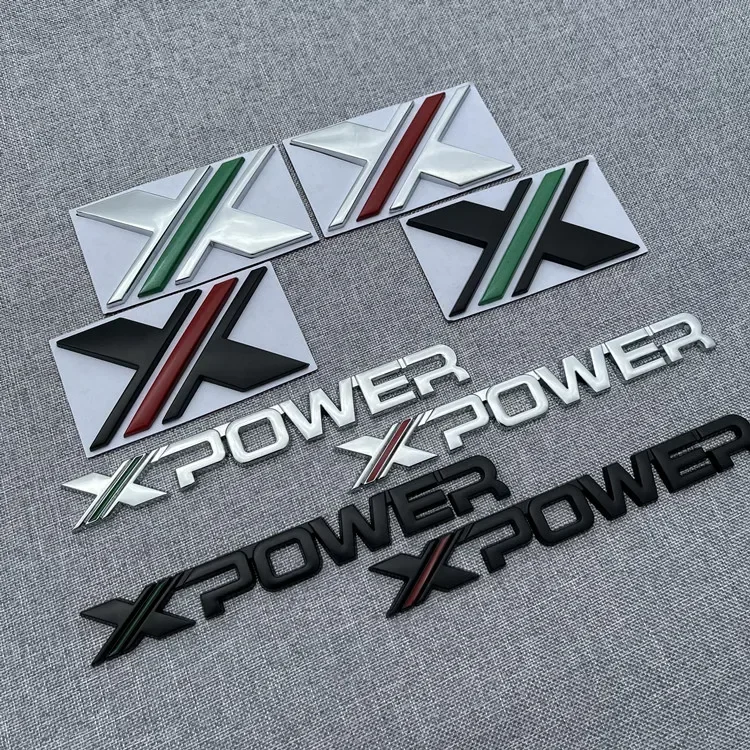 ملصقات وشارات شعار معدني X Power XPOWER ، سيارة ثلاثية الأبعاد أصلية ، شعار جسم الصندوق الخلفي ، ملحقات تصفيف الشارات ، MG5 ، MG6