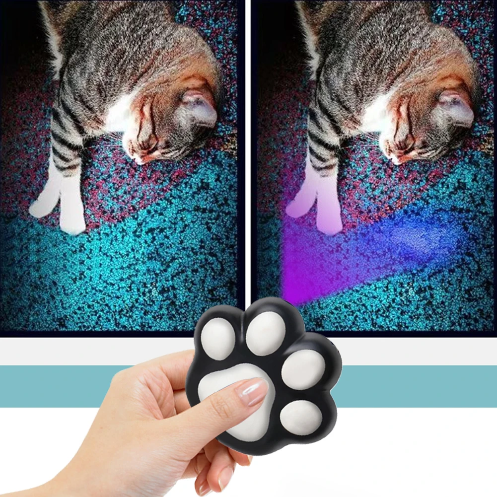 LED Cute Laser Transform Pattern Pet Cat Toys USB Rechargeable Toy Interactive Bright Animation Pointer Light Pen Training Toys