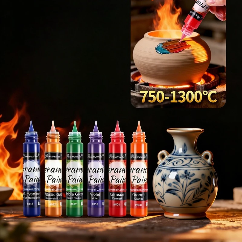 

12-Color 25ml Acrylic Gouache Paint Set Watercolor Oil Painting Supplies for DIY Art Projects