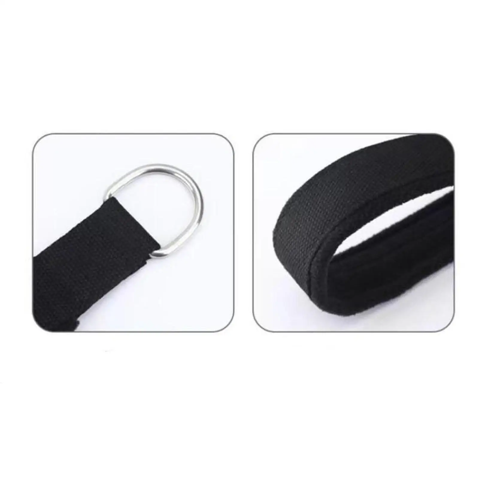 2x Pilates Straps Fitness Straps D Ring Single Loop Strength Training Practical Tool Flexible Accessories for Women Home Men