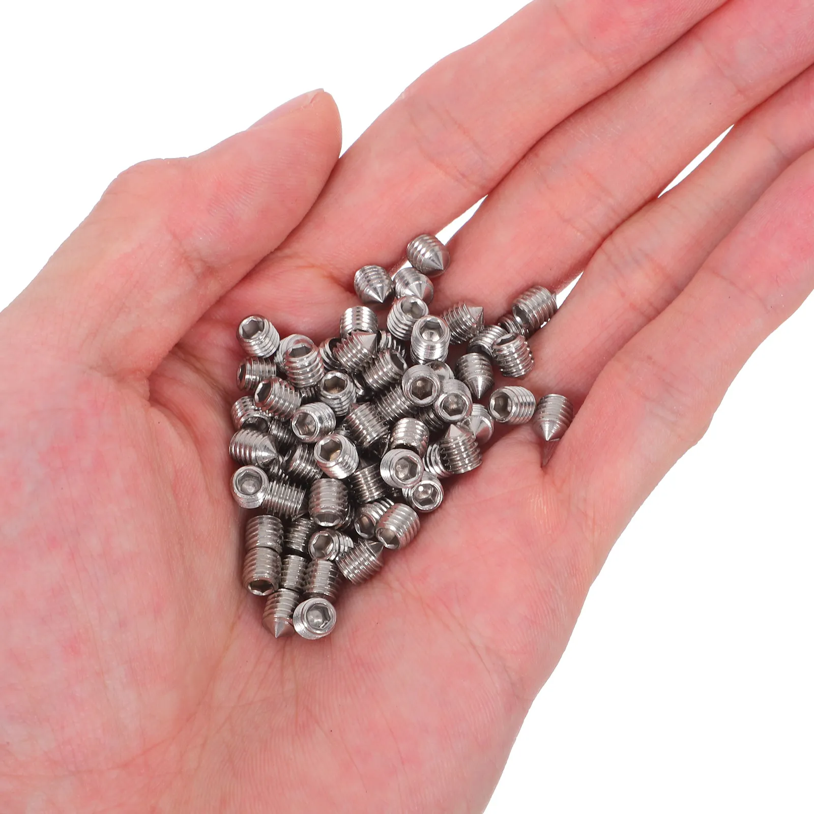 

120Pcs Bath Towel Rack Replacement Accessories Stainless Steel M5x6 Screws Waterproof Moisture Resistant for Universal Bathroom