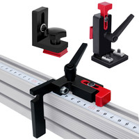 300-800MM 75-Type Aluminum Profile Fence Miter T-Track Bandsaw Jig T-Slot Track Stop DIY Woodworking Table Saw Backer Rail Tools