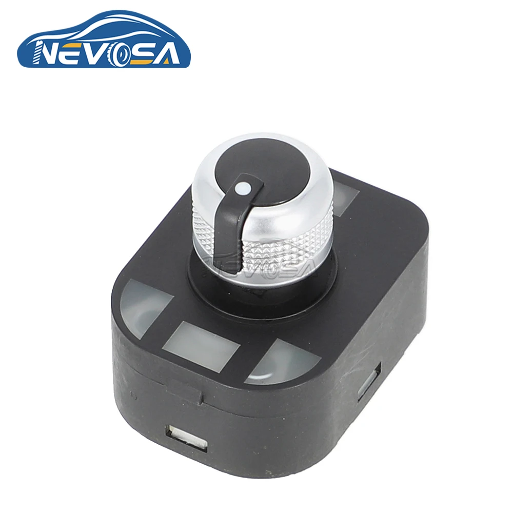 NEVOSA 4GD959565A For Audi A6 A7 R8 RS6 RS7 A8 New Driver Mirror Knob Switch Rearview Adjustment Button 8K0959565A Car Accessory