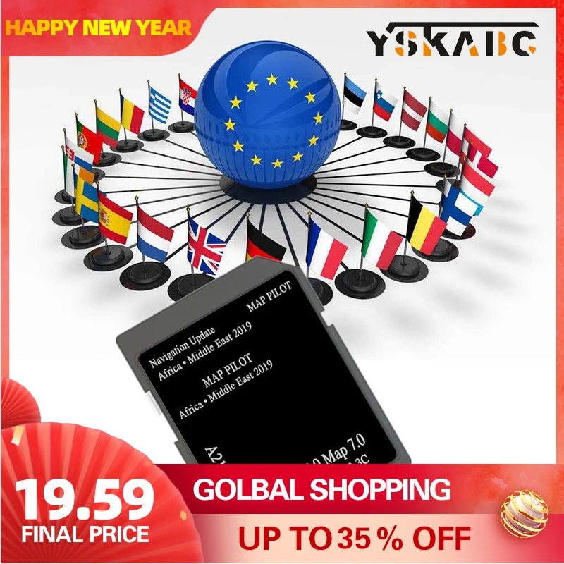 

GPS-карты Африка Ближний Восток Версия для Mercedes GL GLA GLE GLS-класса Автомобильная навигационная SD-карта GARMIN A2189060604