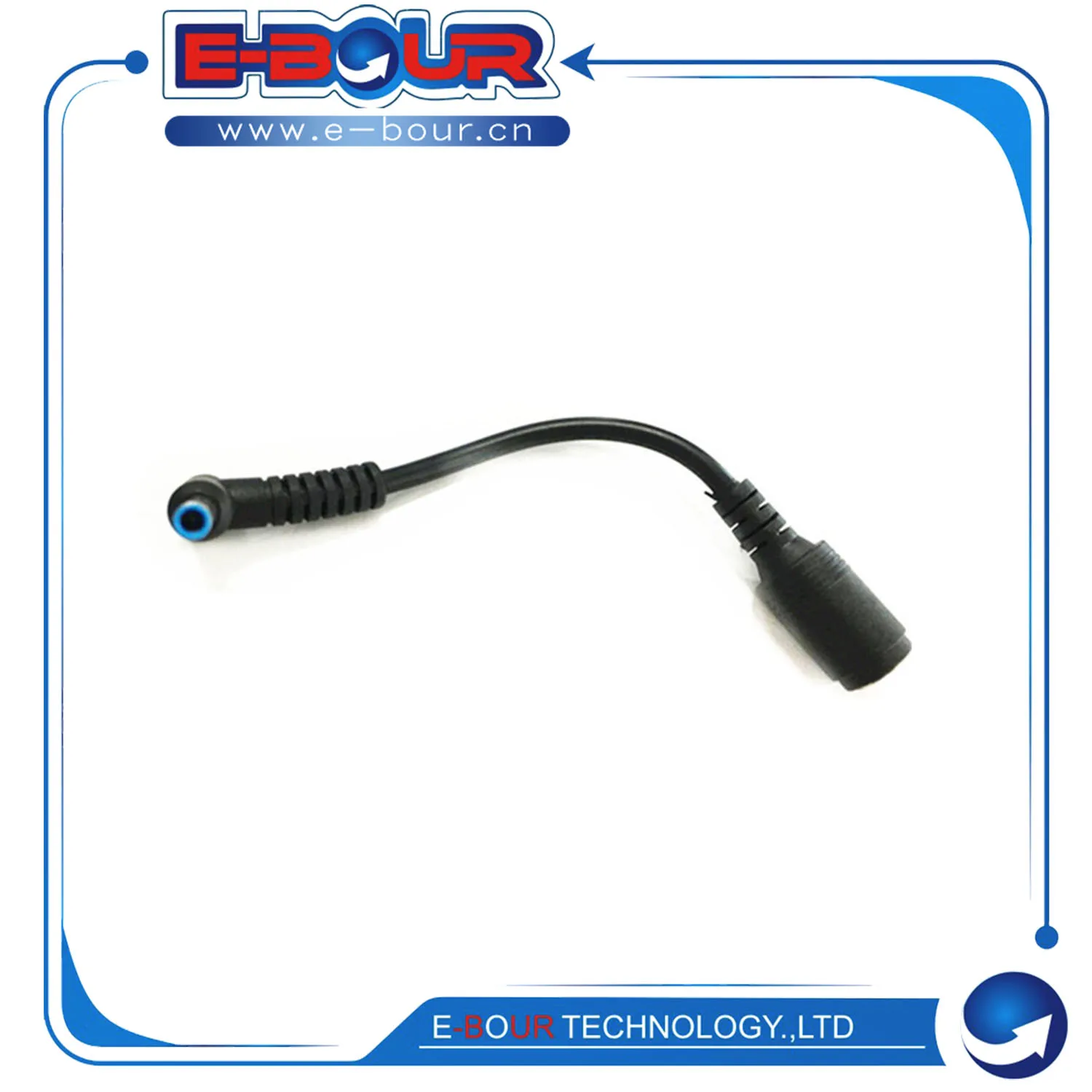 Kabel konverter pengisian daya DC, kabel 7.4mm x 5.0mm ke 4.5mm x 3.0mm, adaptor pengisi daya soket DC kabel 15.6cm