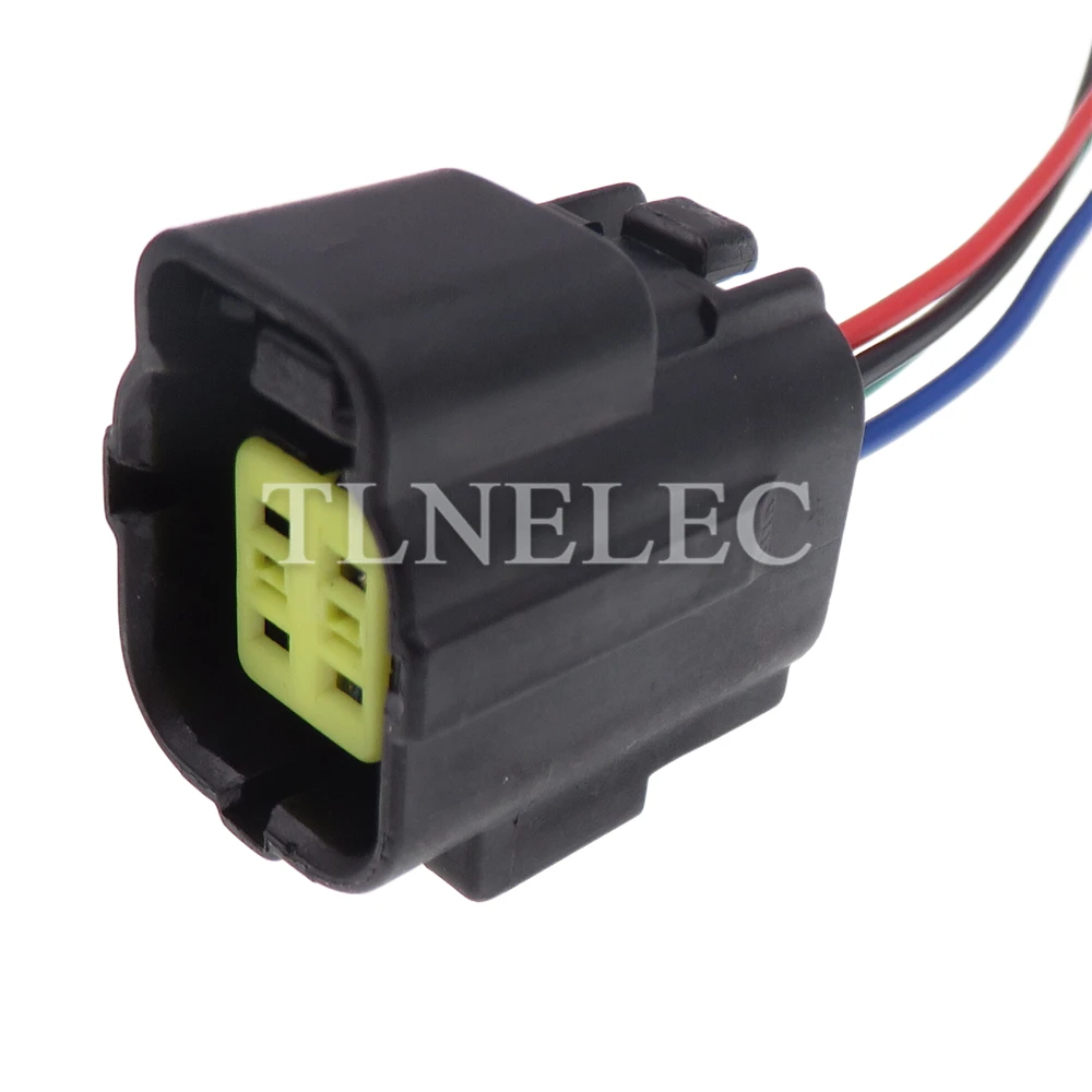 Conector de acoplamiento macho y hembra de 4 pines para coche con cables, Conector de Terminal de cableado con Sensor de oxígeno automático 174257-2 174259-2