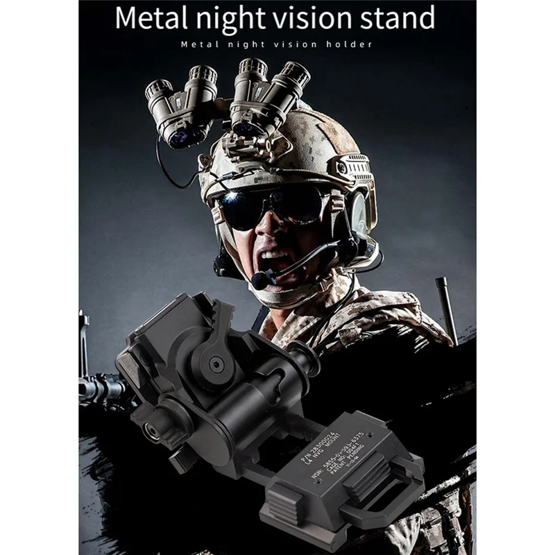 

-A15I Helmet Night Vision For Dumper L4G24 Metal PVS15PVS18GPNVG18 Night Aluminum Alloy Vision Bracket Helmet Parts B
