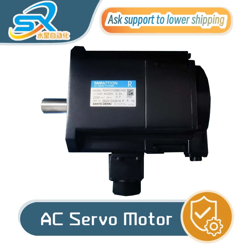 

New Boxed R2AA13120BCH00 1.2kw Sanyo Denki Servo Motor For Industrial Automation