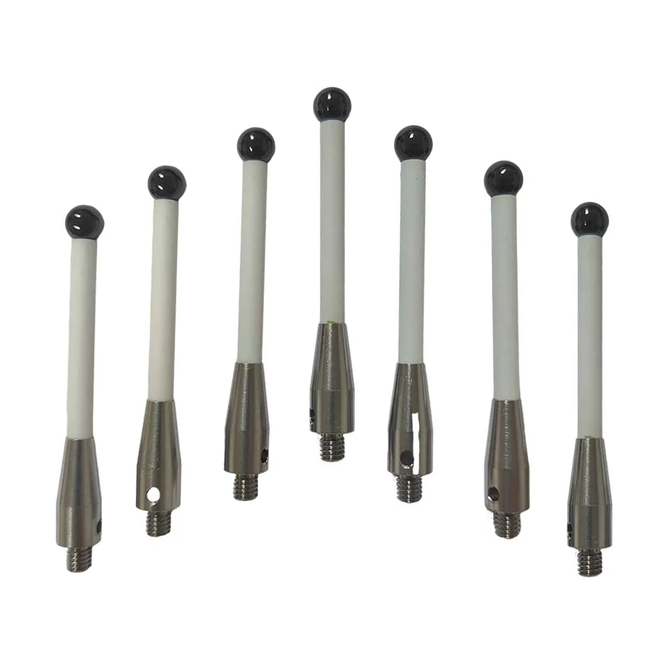 M4 tiga koordinat batang keramik stylus, tiga dimensi M4-C5706 kepala keramik 6.0mm