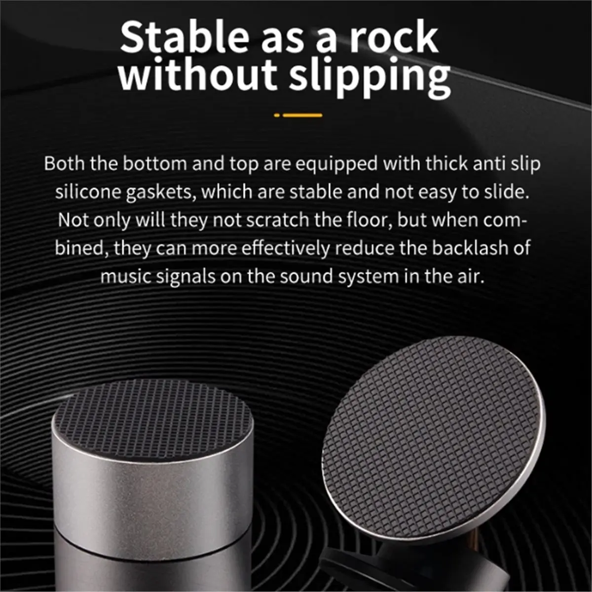 

4PCS Speaker Stand Feet Foot Pad Aluminium Alloy Metal Spikes Shock-Absorbing Cone Floor Foot Nails for Sound Box A