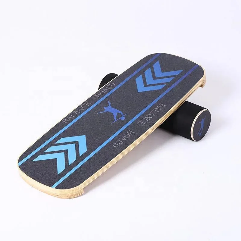 

Factory direct sales standing balance trainer wooden rocker board exercise board