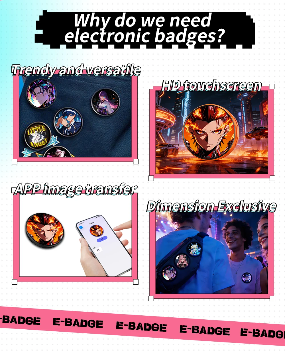 Badge électronique intelligent - Electronics Gadgets Pictures avis et prix