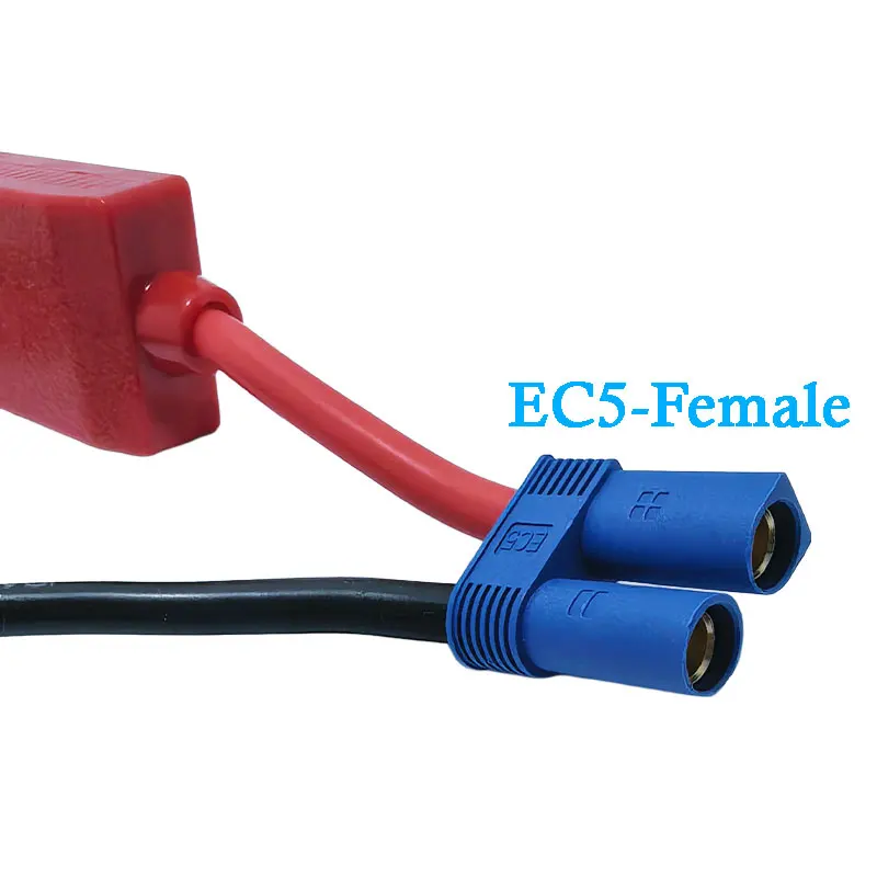 Universal Emergency Battery Jump Cable Clamps Jump Starter Alligator Clip With EC5 Plug Connector 12V For Car Trucks