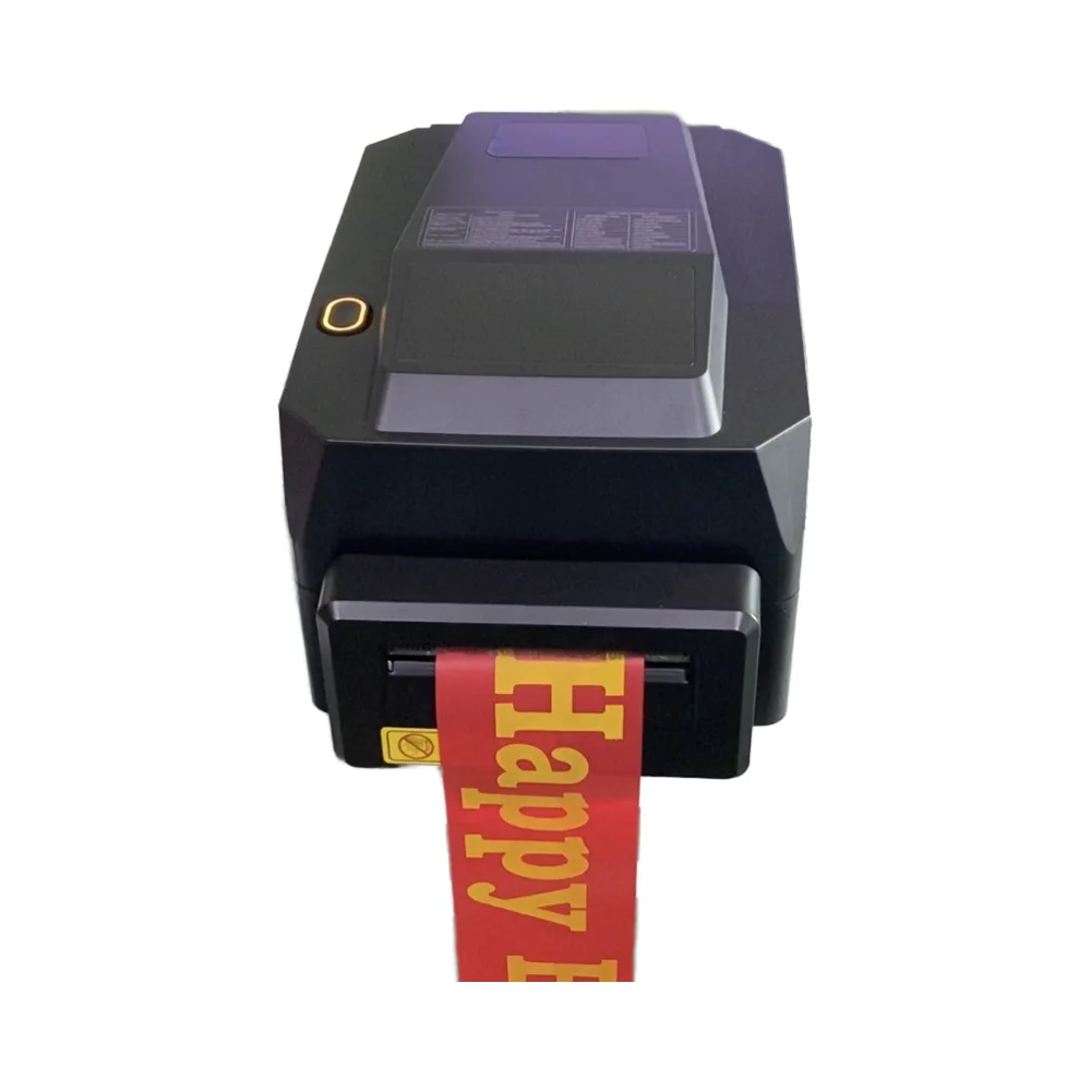 Red and Black Festive Celebration Ribbons and Printer Package Deal 300dpi Thermal Transfer Printing