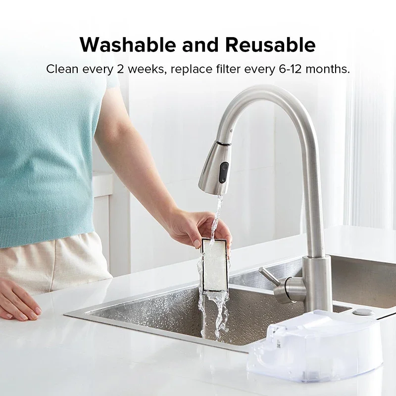 Filtre HEPA lavable d'origine pour Roborock, pièces de rechange pour aspirateur Qrevo, Curv, Qrevo S, Qrevo Plus, Qrevo Pro, accessoires