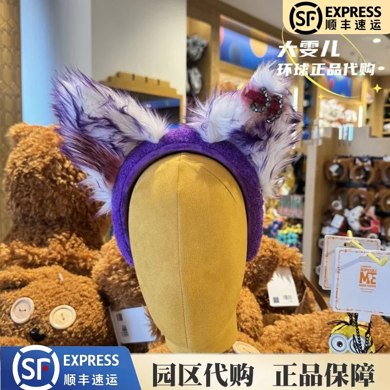 

Универсальные студии, аутентичный Хэллоуин, ограниченный стиль, плюшевая повязка на голову с ушками, карточка для волос, головной убор, карточка для волос