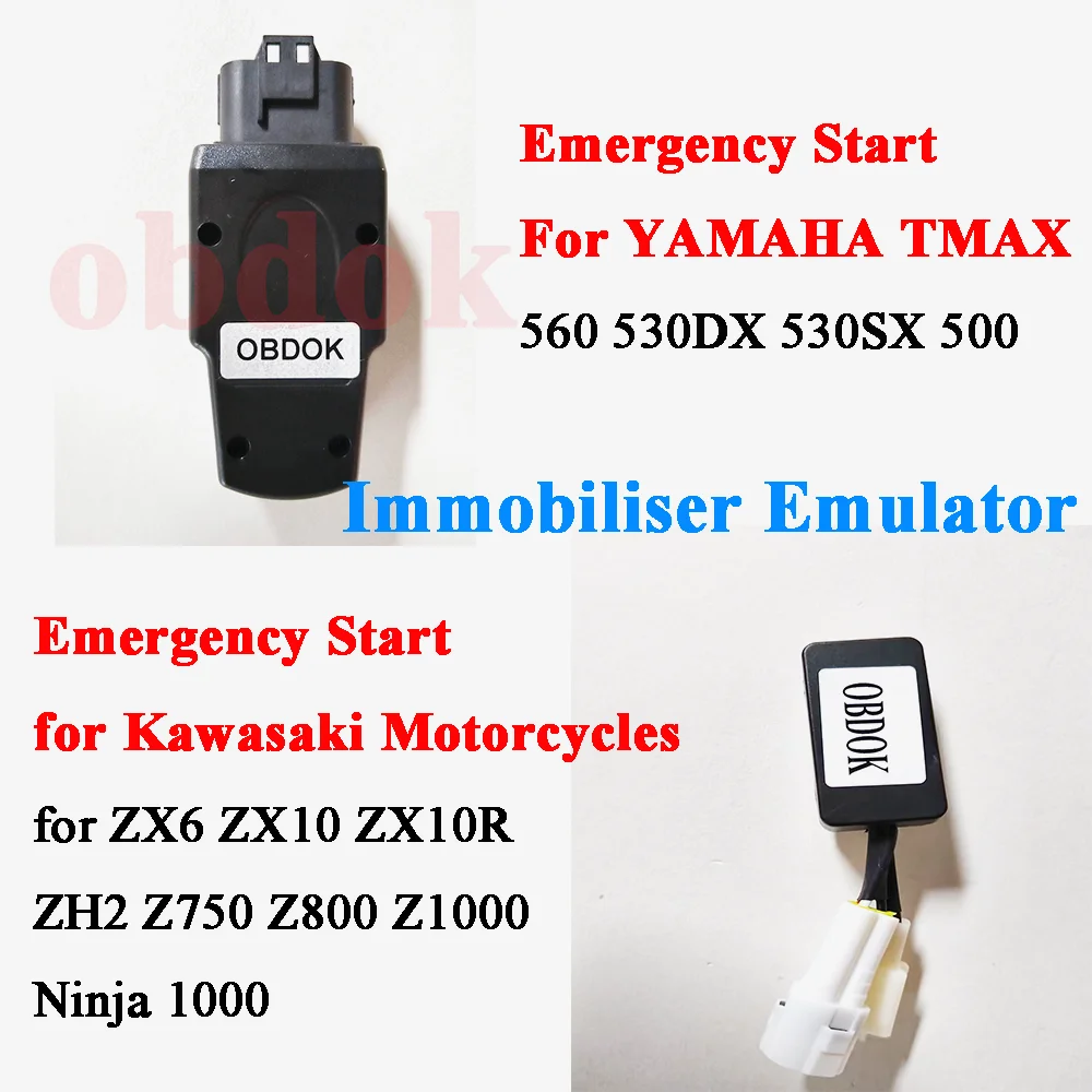 

For YAMAHA TMAX for Kawasaki Motorcycles Emergency Start Without a Key Immobiliser Emulator 2015-2021