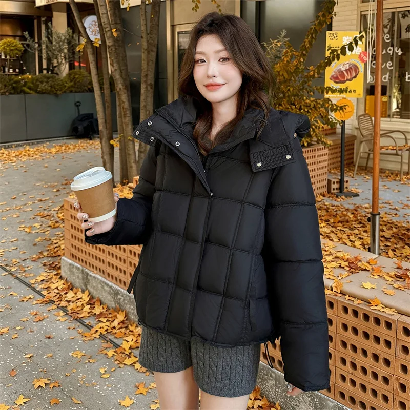 New Women Jacket Winter Parka Down Cotton Jackets Loose Thick Warm Hooded Parkas Casual Cotton Padded Coat Waterproof Outwear