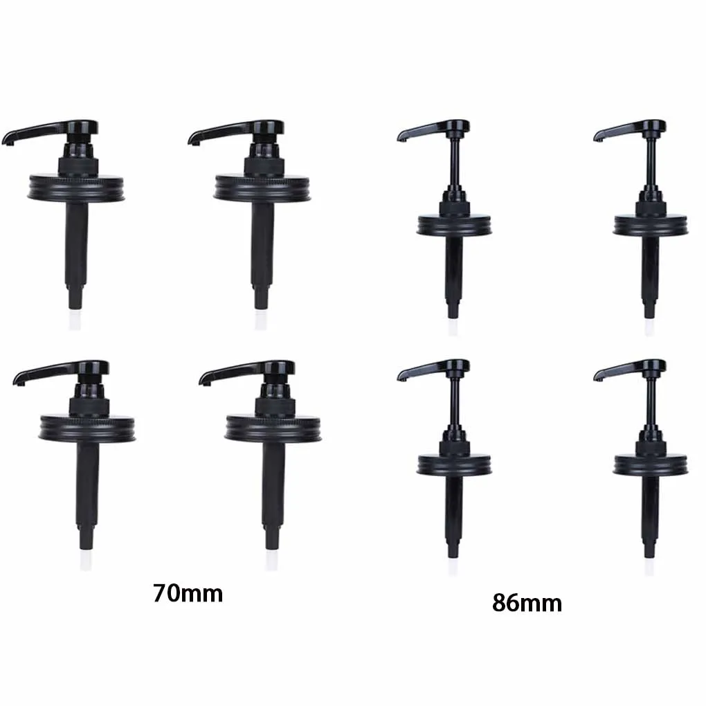 أغطية مضخة توزيع شراب وصلصة العسل، مضخة توزيع شراب القهوة محكمة الغلق ومضادة للتسرب للمطبخ 70 مم/86 مم #6