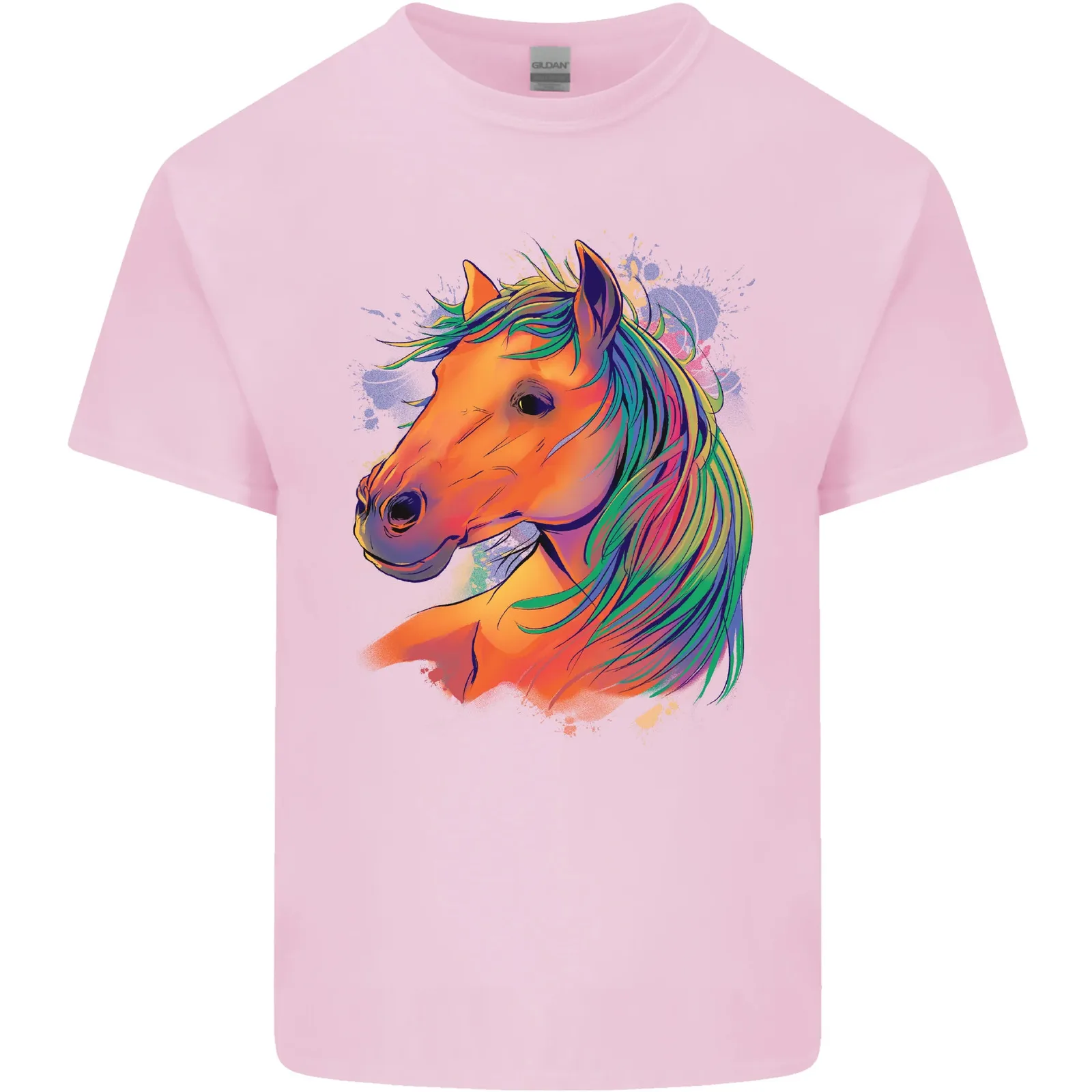 Horse Head Equestrian Kids T-Shirt Childrens