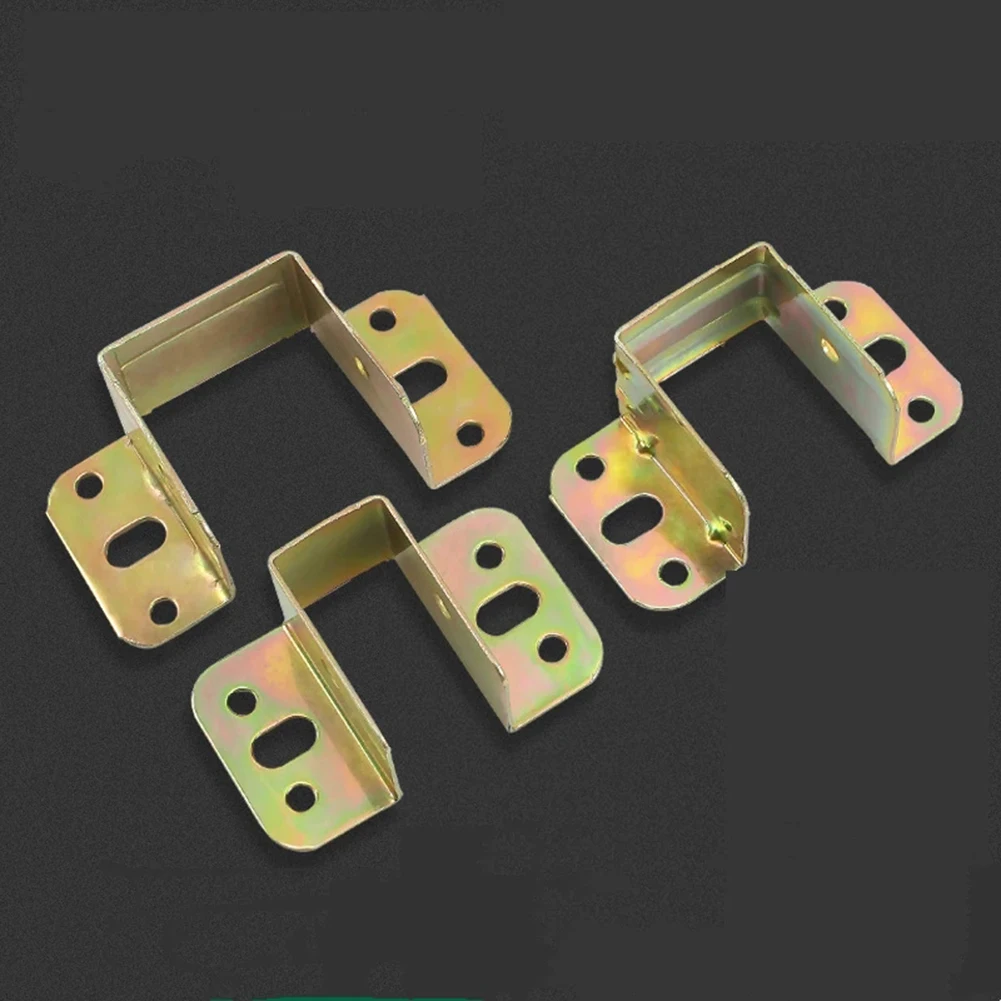 U Shaped Bed Support Bracket 4PCS for Enhancing Bed Frame Rigidity Prevents Wobbling and Improves Load Distribution