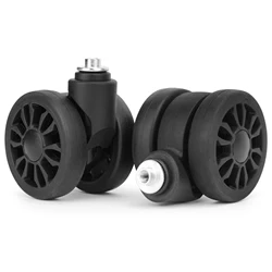 2Pcs STLN-3 Trolley Caster Replacement Suitcase Luggage Box Wheels Double Row 360° Spinner Repairing Kit Heavy Duty Wheels