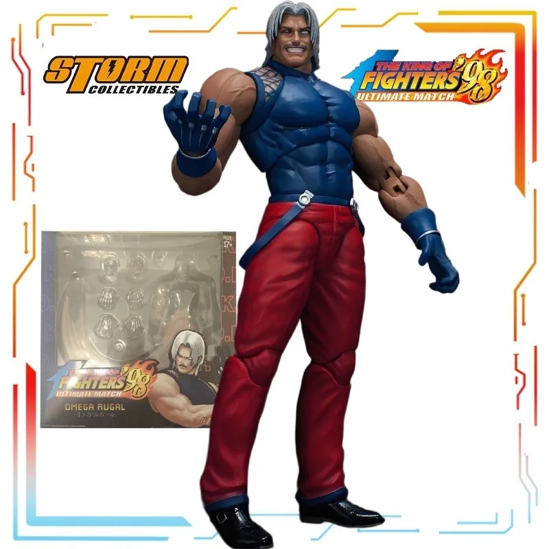 Brand New Spot Goods STORM Original King of Fighters 98 Rugal Anime Action Figure Modelo Brinquedos Modelo Colecionável Presentes para Meninos