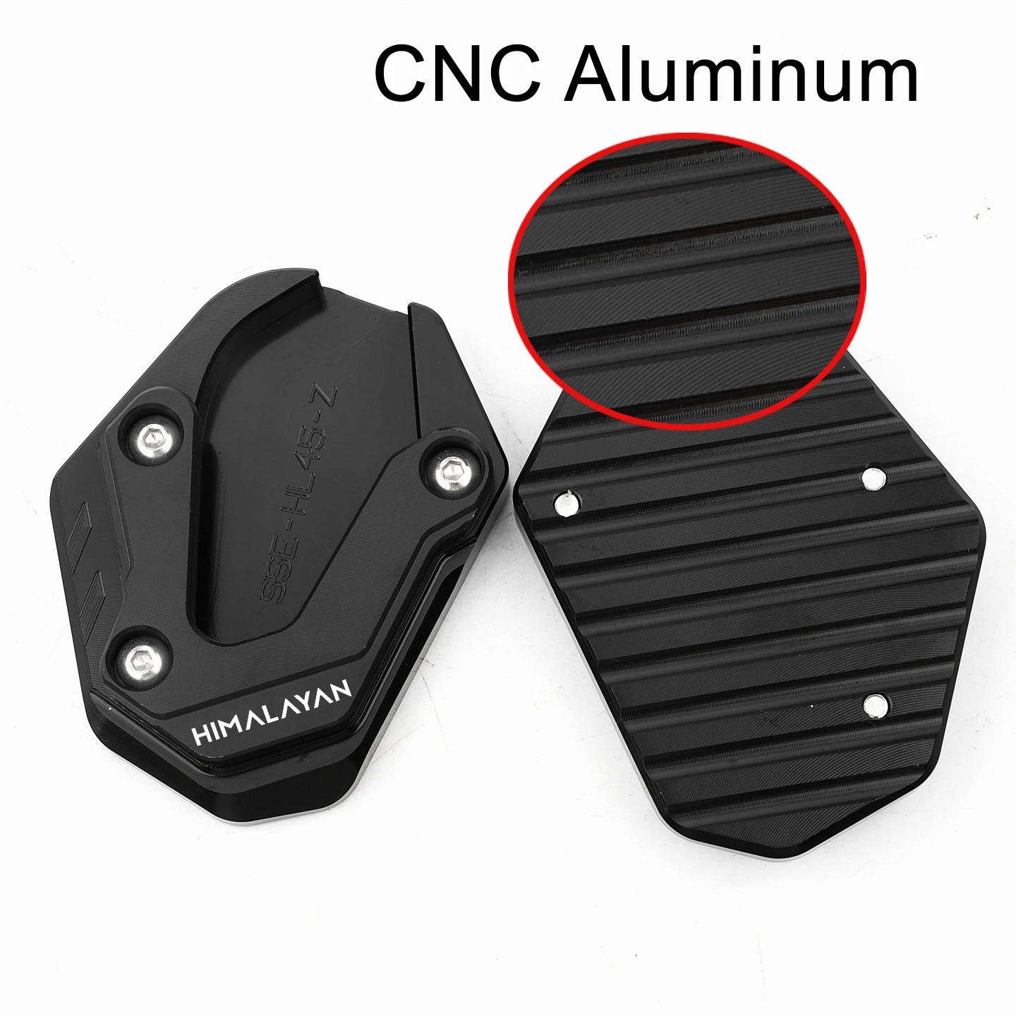 ل رويال انفيلد الهيمالايا 450 الهيمالايا 450 2024 2025 2026 CNC دراجة نارية مسنده الجانب حامل القدم تمديد الوسادة الملحقات