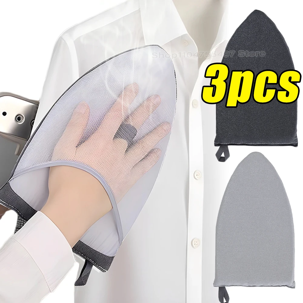 Handheld Ironing Board Garment Steamer Ironing Gloves Anti Steam Heat Resistant Glove Thicken Sponge Iron Clothes Hand Protecter