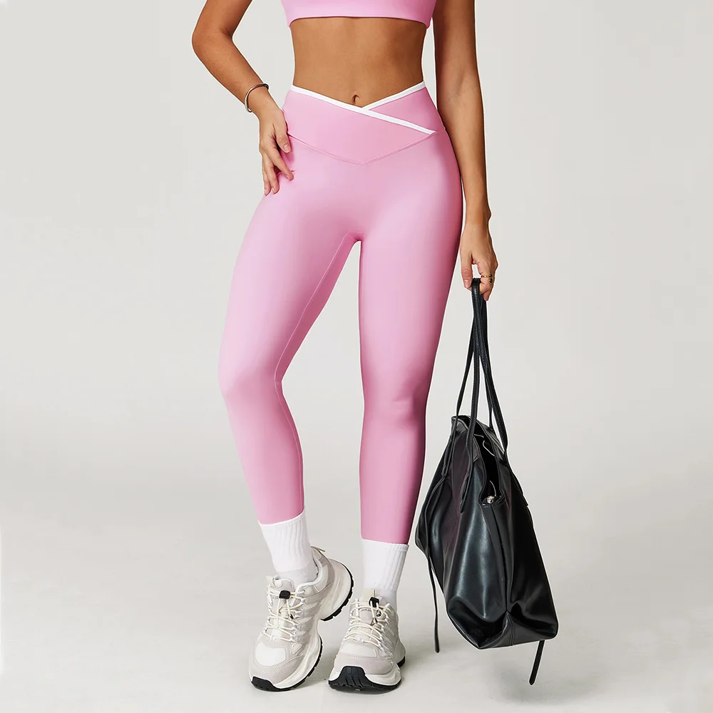 Sports Workout Tights Women Hip Lifting Women Impact Sports Leggings High Waist Fitness Legging Push Up Yoga Pants Gym Clothing