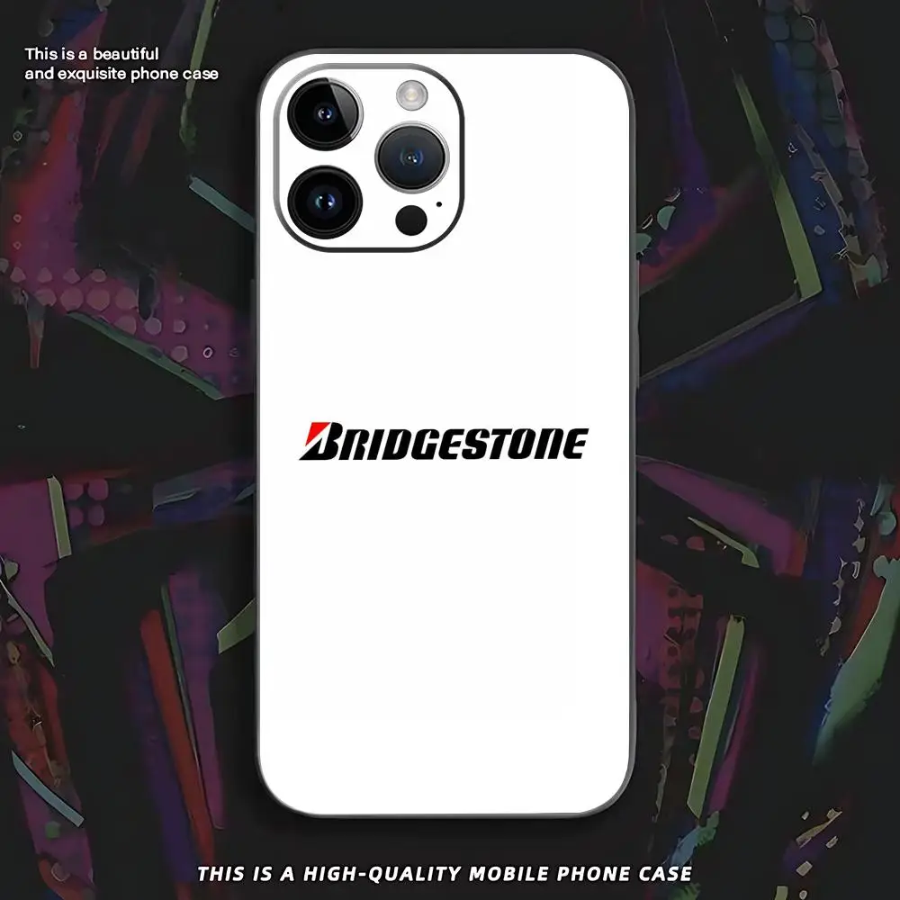 bridgestone Phone Case For iPhone 18 17 16 15 14 13 12 11 Plus Mini Pro Max Soft black Cover - view 6