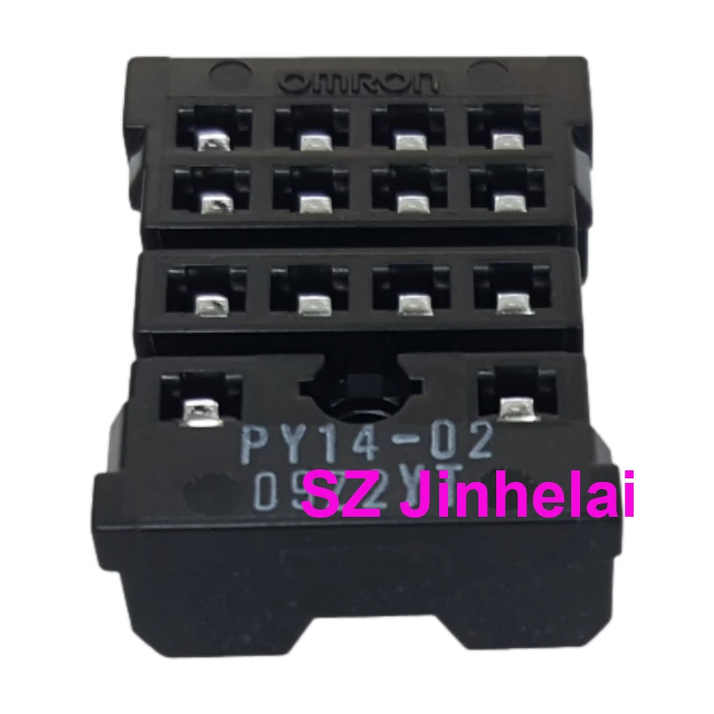 10pcs Authentic Original Omron PY14-02 PT14-0 14Pin Relay Welding Socket  PY08-02 PT08-0  8Pin Socketes