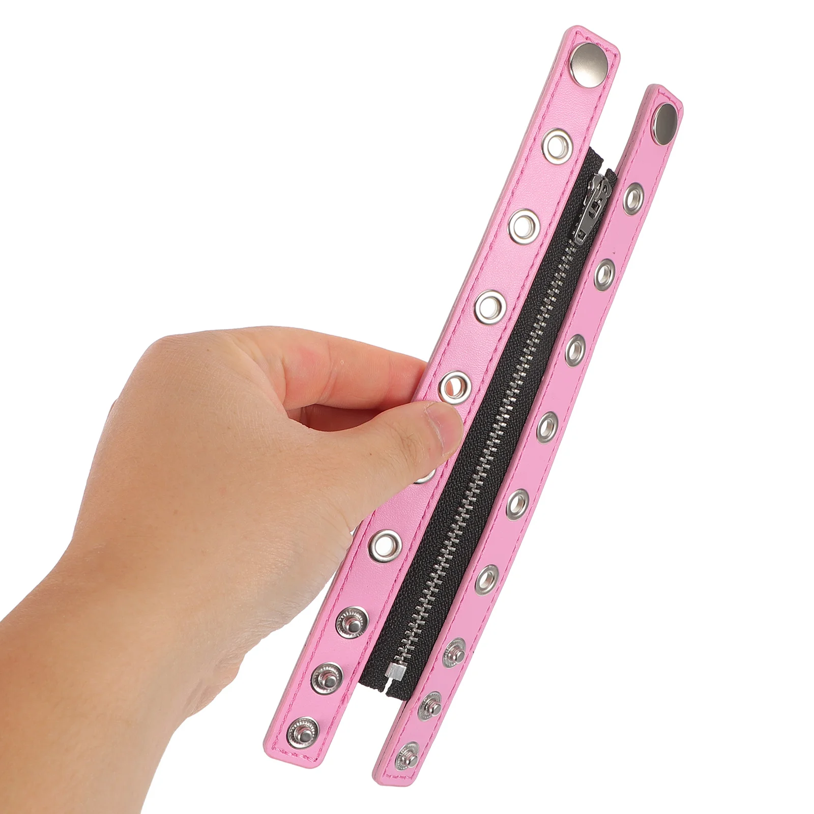 

2 Pcs Punk Style Bracelet Cool Bracelets Hand Jewelry for Women Fashion Wristband Fashionable Wide Costume Man