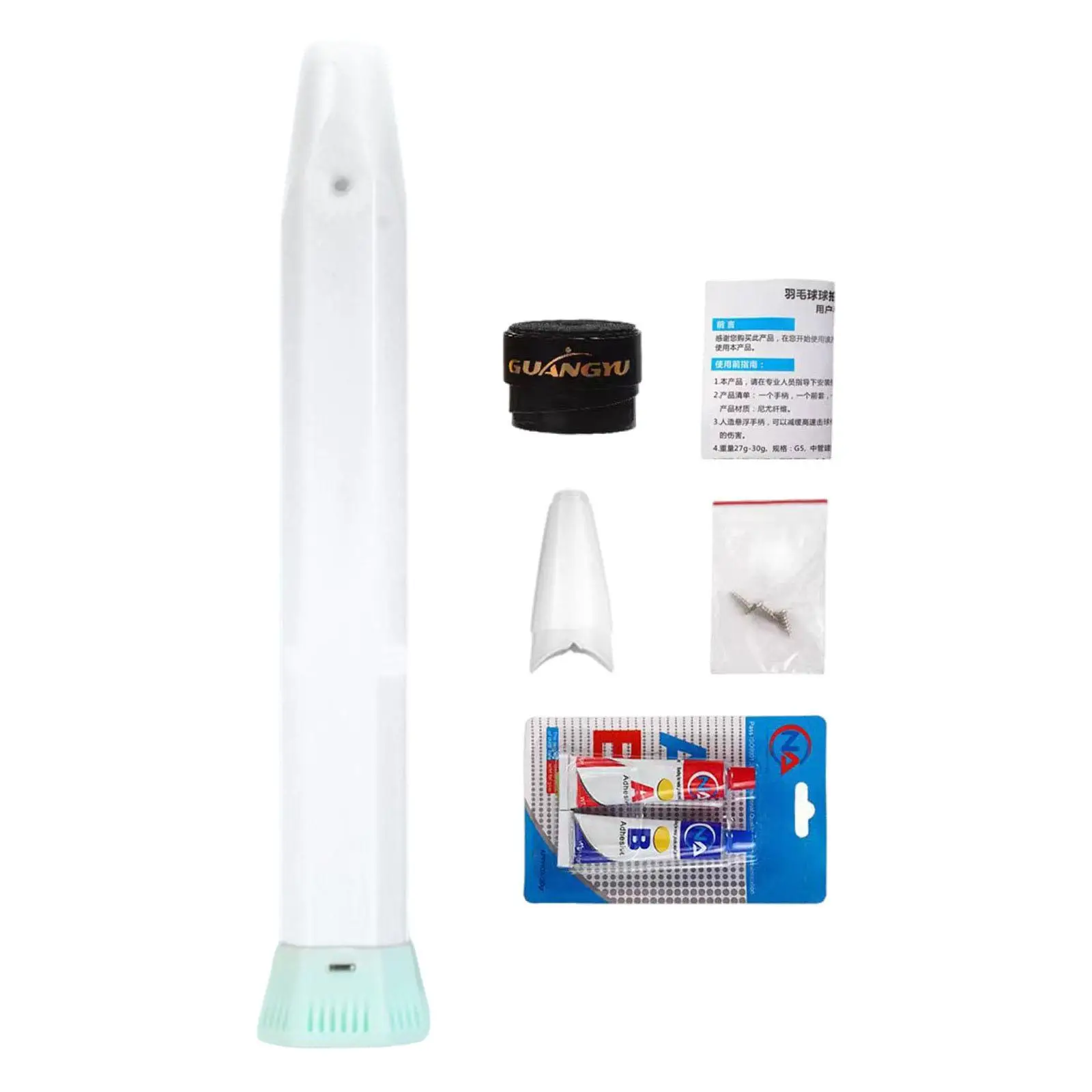 Badminton Racquet Overgrip Nylon Handle Cover Removable Shock Absorption Racket Protection Wrap for Daily Play