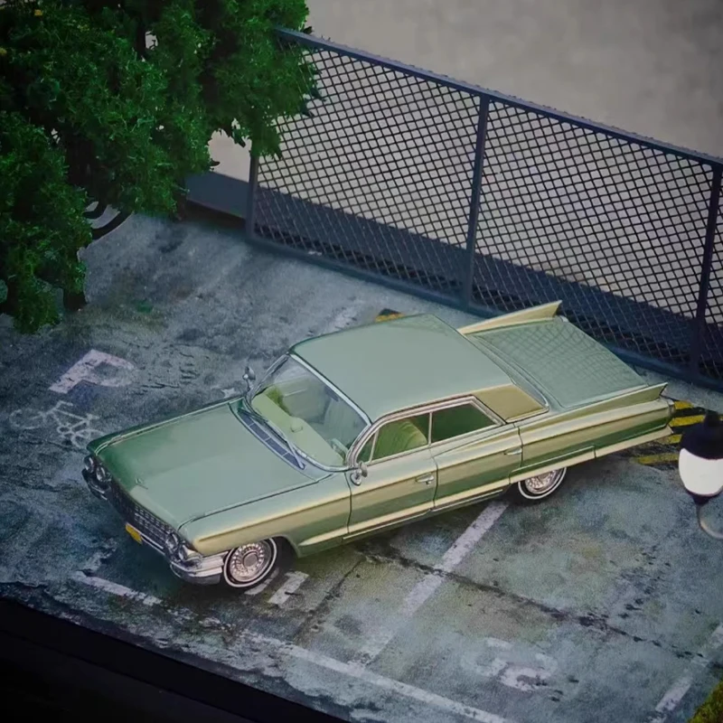 

MK Diecast 1:64 Scale Deville Vintage Car Alloy Simulation Car Model Toy Static Souvenirs Collection Gift Display