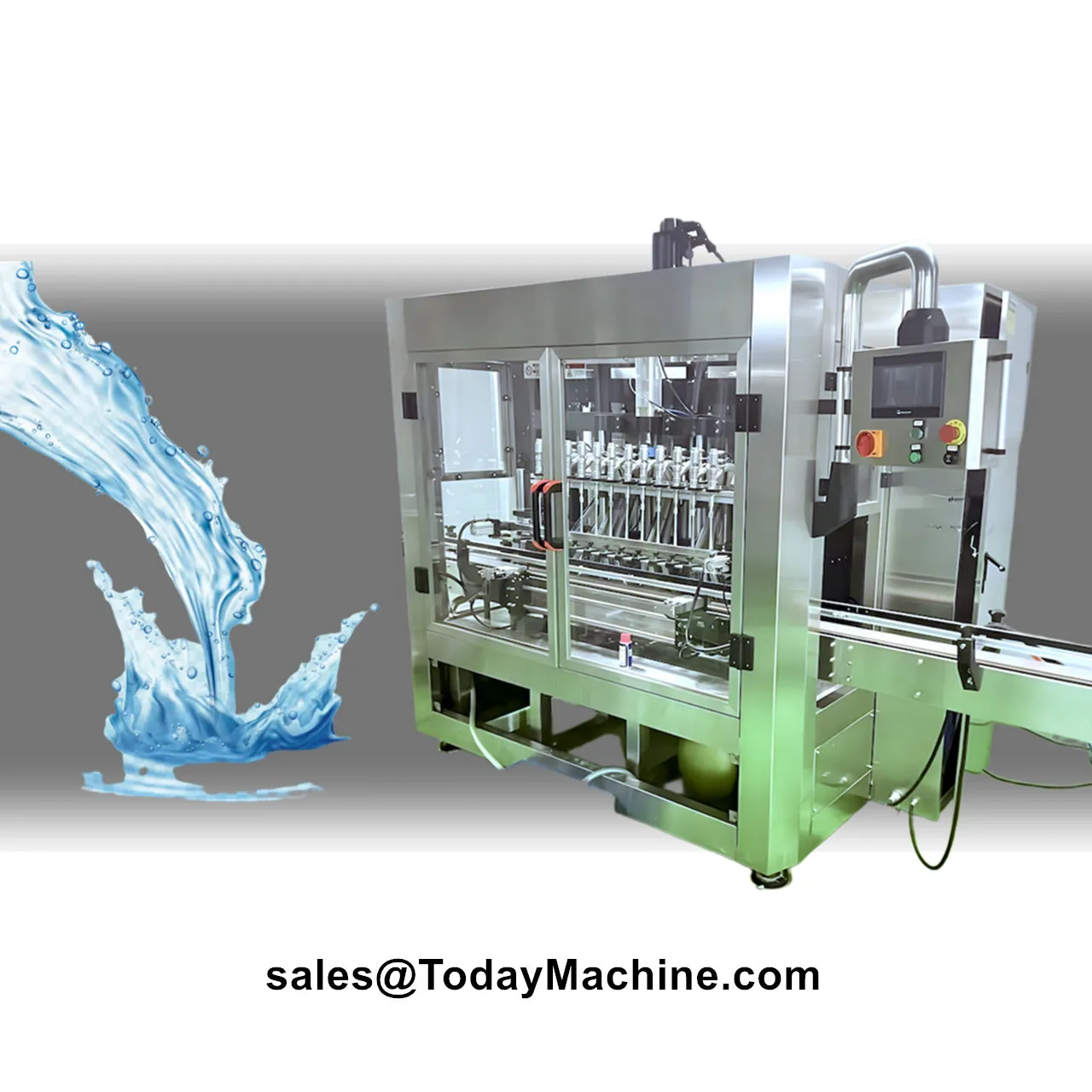 Ligne de production de machines de remplissage automatiques pour flacons de cosmétiques, de lotions et de shampooings