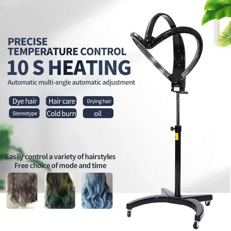 Professional Hair Salon Rotary Dryer New Design Hair Care Barber Treatment Equipment Adjustable Temperature Factory Direct