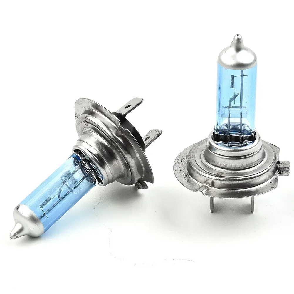 10pcs H7 Car Headlight Bulb 55W DC 12V Ultra-white Light Blue Bubbles Car Halogen Lamp Car Headlight Bulb 6000K NEW