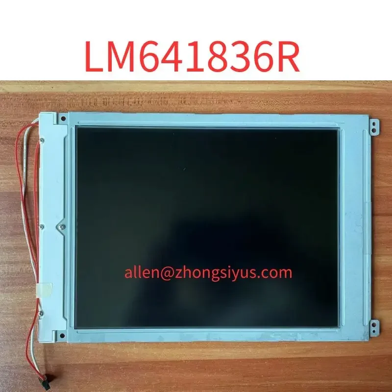 

second-hand LM641836R display screen 9.4 inch 15 pin Sharp monochrome screen test OK