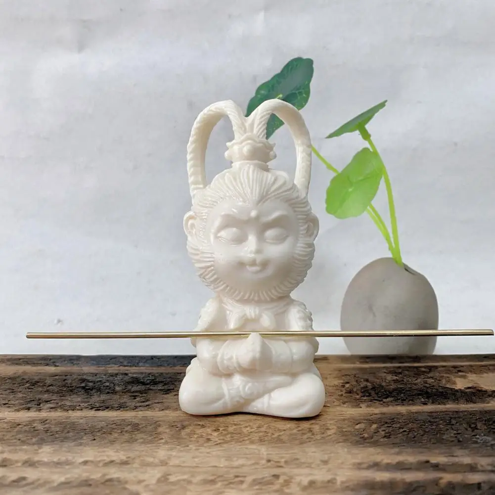 Desktop Wukong Statue Handcrafted Tagua Wukong Figure Great Equalling Heaven Sculpture Cartoon Monkey King Model for Desktop