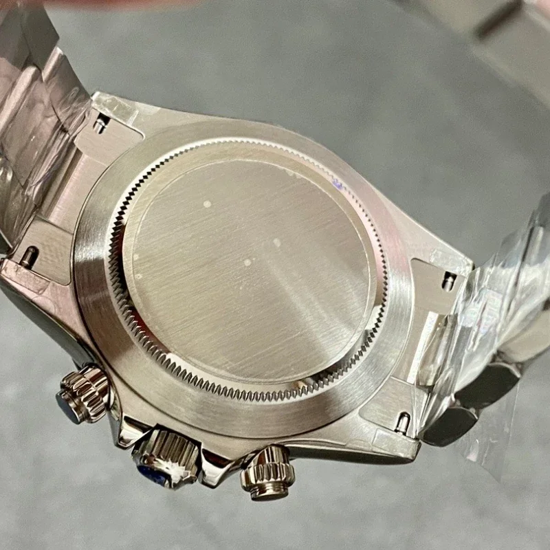 2023 neue Sport Chronograph Top Marke Luxus Edelstahl Mechanische Uhr Für Männer Automatische Datum Saphirglas