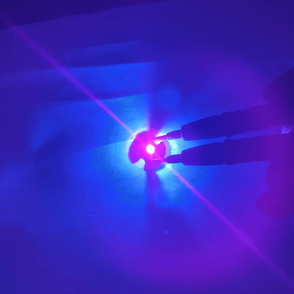 250nm UVC LED 1W 3535 250-260nm 5-7V devre, alüminyum PCB 16MMPCB 20MMPCB 1 adet